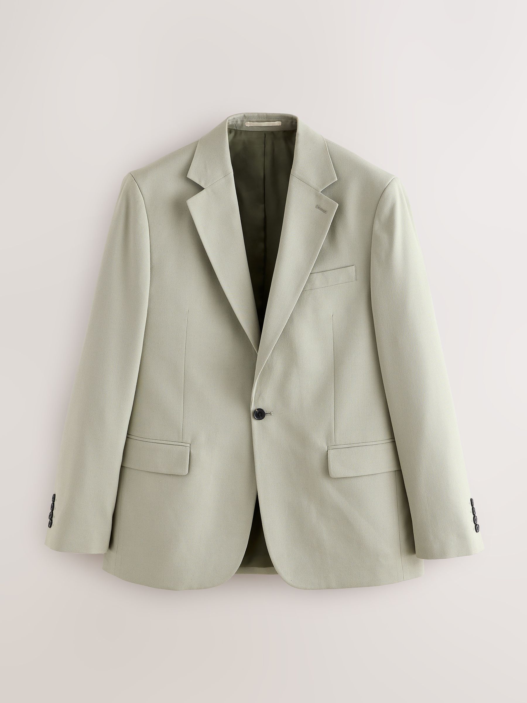 Buy Sage Green Loose Fit Textured Suit Jacket from Next USA