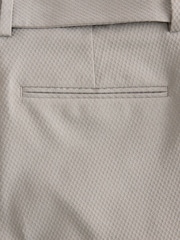 Grey Tailored Fit Textured Suit Trousers - Image 5 of 5