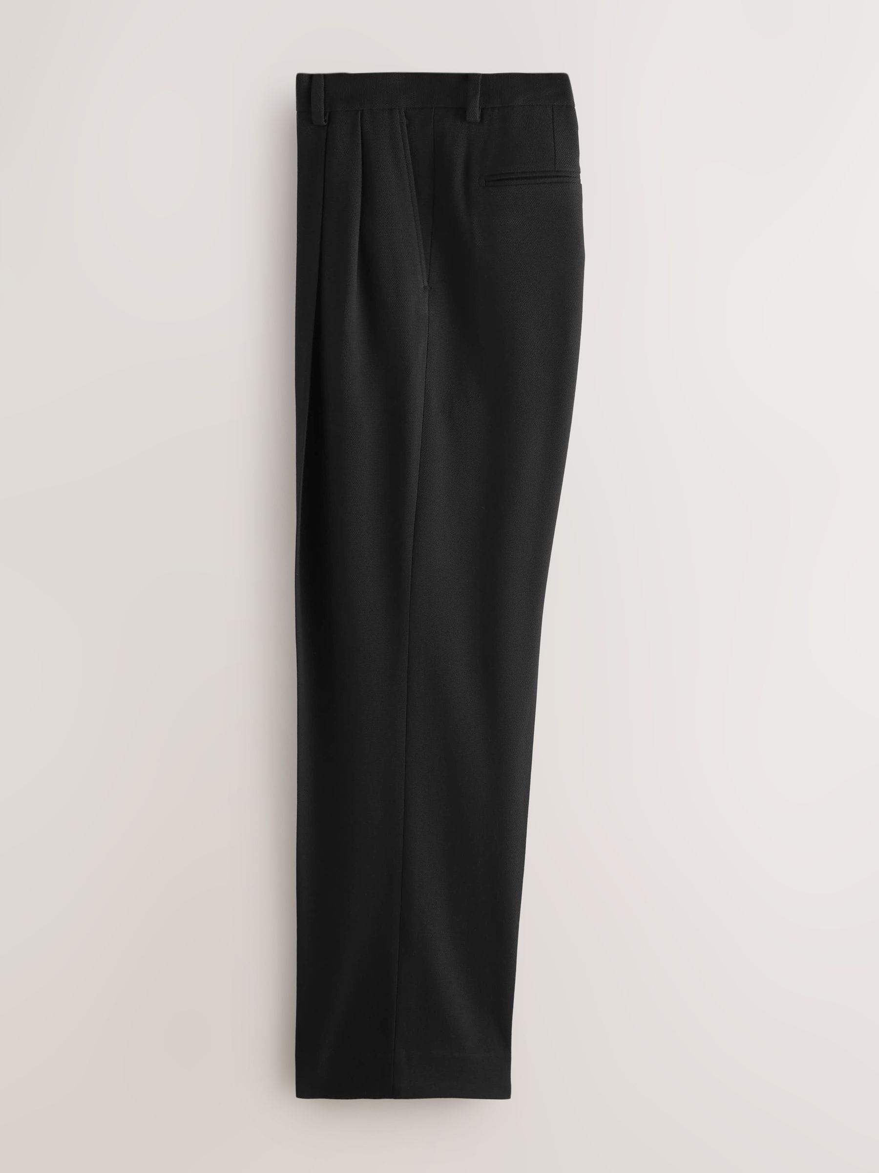 Buy Black Loose Fit Textured Suit Trousers from Next USA