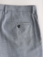 Light Grey Archive Prince Of Wales Wool Blend Check Suit Trousers - Image 11 of 11