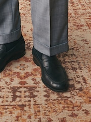 Light Grey Archive Prince Of Wales Wool Blend Check Suit Trousers - Image 6 of 11