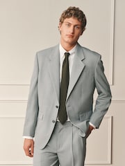 Grey Archive Puppy Tooth Wool Blend Suit Jacket - Image 3 of 13