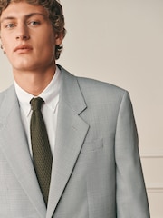 Grey Archive Puppy Tooth Wool Blend Suit Jacket - Image 6 of 13