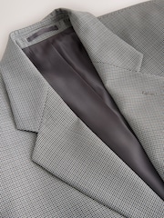 Grey Archive Puppy Tooth Wool Blend Suit Jacket - Image 9 of 13