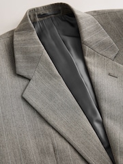 Neutral Archive Striped Wool Blend Suit Jacket - Image 9 of 13