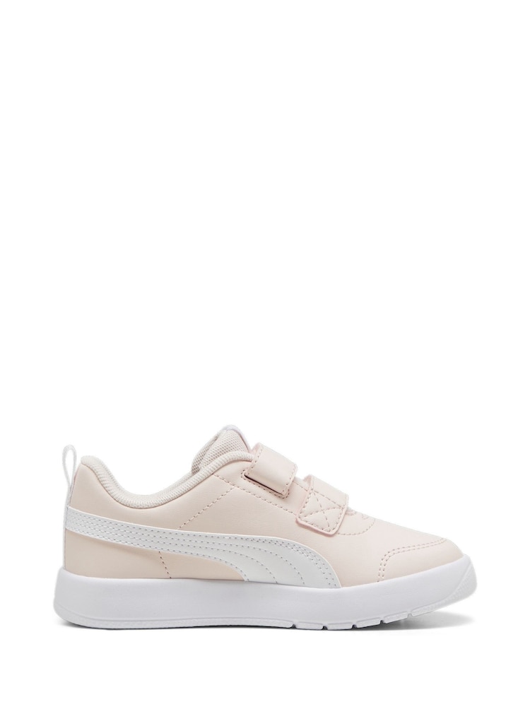 Puma Pink Courtflex V3 Sneakers - Image 1 of 6 Puma Pink Courtflex V3 Sneakers - Image 1 of 6