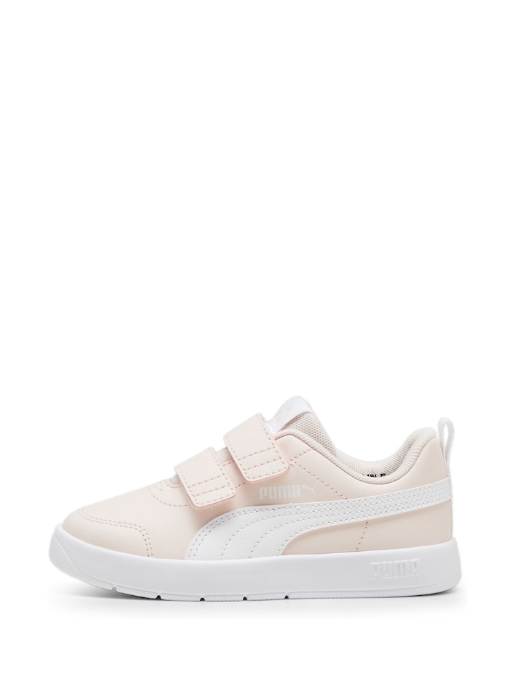 Puma Pink Courtflex V3 Sneakers - Image 2 of 6 Puma Pink Courtflex V3 Sneakers - Image 2 of 6