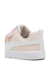 Puma Pink Courtflex V3 Sneakers - Image 6 of 6