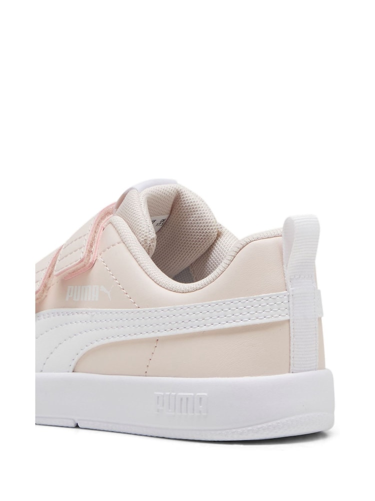 Puma Pink Courtflex V3 Sneakers - Image 6 of 6 Puma Pink Courtflex V3 Sneakers - Image 6 of 6