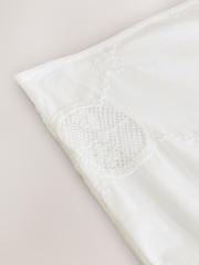 White Crochet Insert Midi Skirt - Image 2 of 3