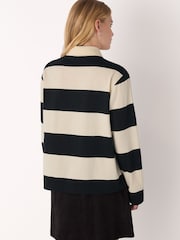 Whistles White Stripe Polo Shirt - Image 2 of 5