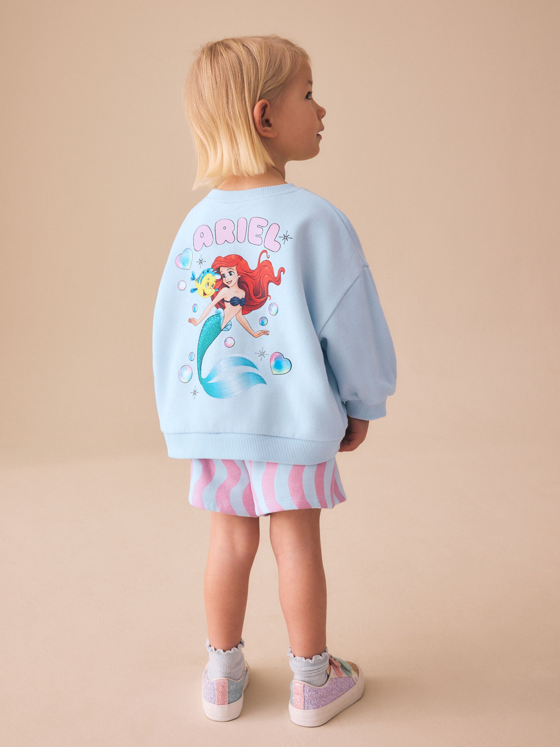 Buy Blue Ariel Ariel Sweatshirt & Shorts Set (3mths-7yrs) from