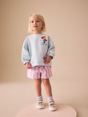 Blue Ariel Ariel Sweatshirt & Shorts Set (3mths-7yrs) - Image 2 of 10