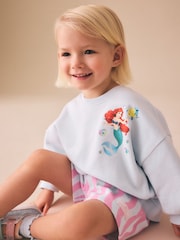 Blue Ariel Ariel Sweatshirt & Shorts Set (3mths-7yrs) - Image 3 of 10