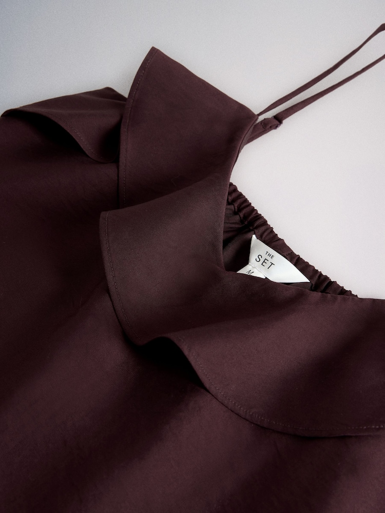 The Set 2 Pack Ruffle Trim Strappy Cami Tops - 9मध्ये 9 तस्बिर