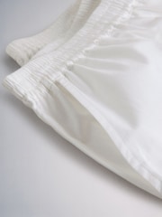 The Set 2 Pack Wide Leg Cotton Culottes Black/White - Image 10 of 10