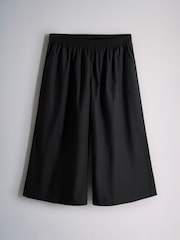 The Set 2 Pack Wide Leg Cotton Culottes Black/White - Image 3 of 10