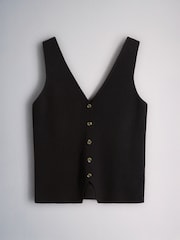 The Set 3 Pack Knitted Button Down Waistcoat - 画像 5 / 10