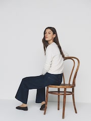 The Set 3 Pack Knitted V-Neck Cardigans Brown/Light Blue/Cream - Image 3 of 7