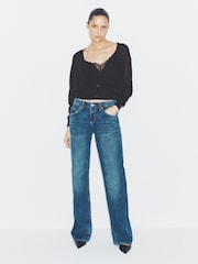 The Set 2 Pack Sheer Knit V-Neck Cardigan - Bild 4 von 6