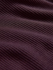 The Set 2 Pack Scallop Trim Sleeveless Scoop Neck Woven Mix Maxi Dress Black/Burgandy - Image 6 of 6