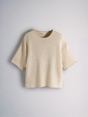 The Set 3 Pack Open Knit T-Shirts - 11এর মধ্যে 7 ছবি