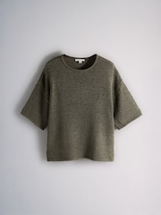 The Set 3 Pack Open Knit T-Shirts - 11এর মধ্যে 8 ছবি