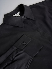 The Set 2 Pack Cotton Beach Shirts Black/White - Image 12 of 12