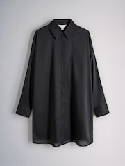 The Set 2 Pack Cotton Beach Shirts Black/White - Image 3 of 12