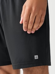 Black Active Gym Textured Training Shorts - Image 5 of 8