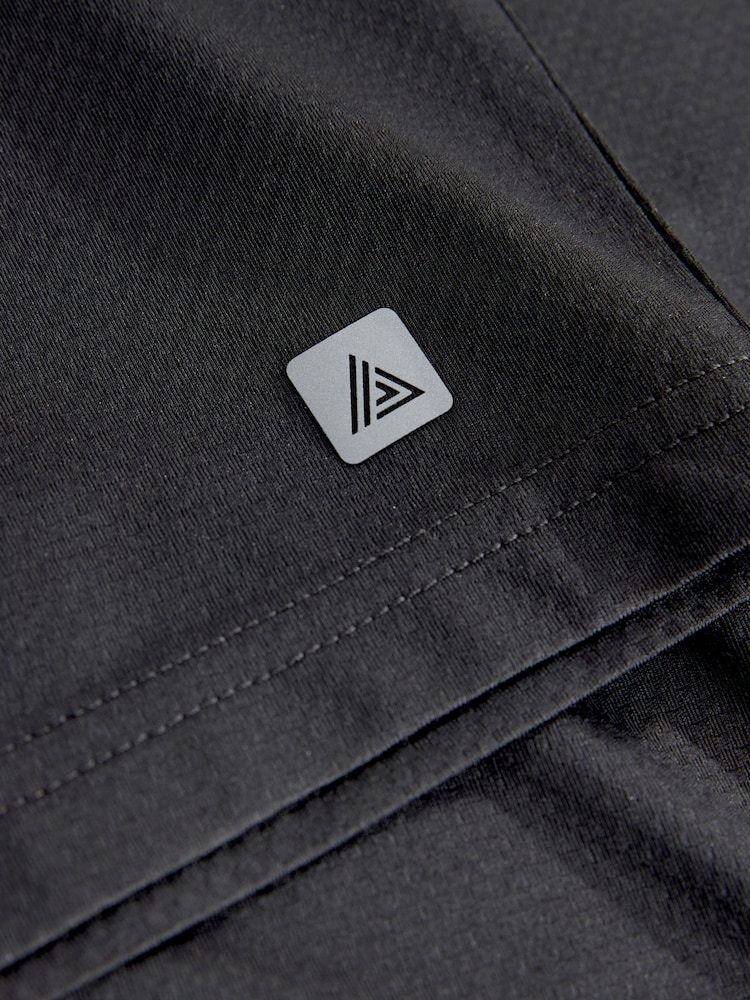 Black Active Gym Textured Training Shorts - Image 8 of 8