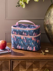 Pink/Navy Tropical Print Lunch Bag - Image 1 of 4