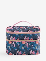 Pink/Navy Tropical Print Lunch Bag - Image 4 of 4