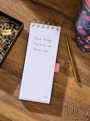 Pink/Blue Tropical Print List Pad - Image 2 of 4