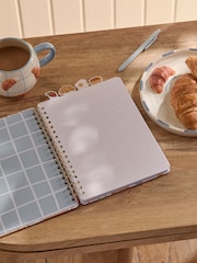 Cream/Blue Brunch Club Print B5 Project Book - Image 2 of 4