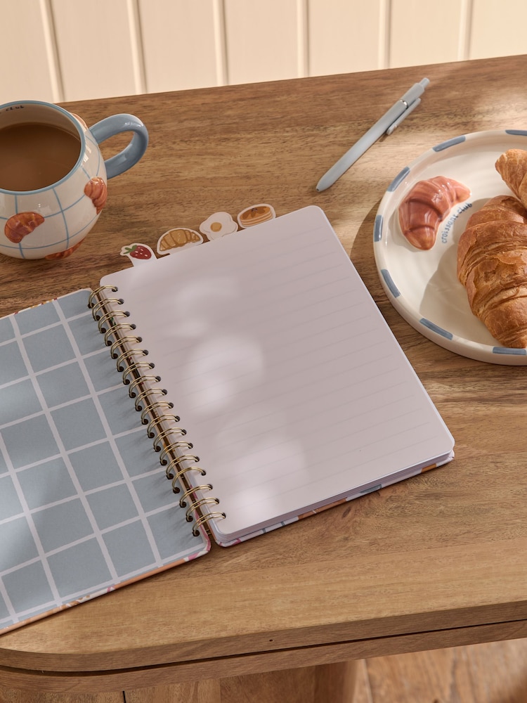 Cream/Blue Brunch Club Print B5 Project Book - Image 2 of 4