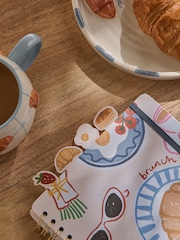 Cream/Blue Brunch Club Print B5 Project Book - Image 3 of 4