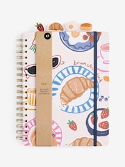 Cream/Blue Brunch Club Print B5 Project Book - Image 4 of 4