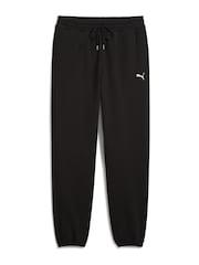 Puma Black Wardrobe Essentials Relaxed Joggers - Image 1 of 2