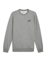 Grå - Puma Essentials Small No. 1 Logo Crew Neck Sweatshirt - Bilde 1 av 2