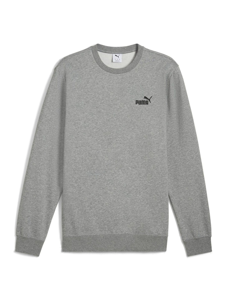 Grå - Puma Essentials Small No. 1 Logo Crew Neck Sweatshirt - Bilde 1 av 2