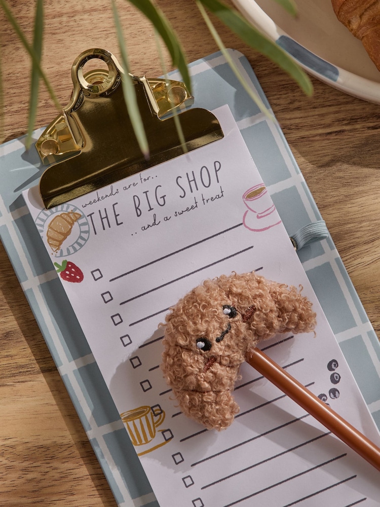 Cream/Blue Brunch Club Print List Pad - Image 2 of 3