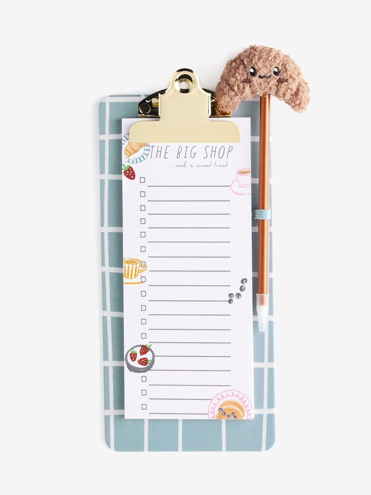 Cream/Blue Brunch Club Print List Pad - Image 3 of 3