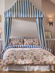 Cath Kidston Blue Hackney Dog 100% Cotton Duvet Cover and Pillowcase Set - Image 1 of 7