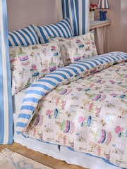 Cath Kidston Blue Hackney Dog 100% Cotton Duvet Cover and Pillowcase Set - Image 3 of 7