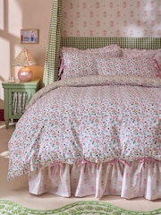 Cath Kidston Pink Pearly Queen 100% Cotton Duvet Cover and Pillowcase Set - Image 3 of 6