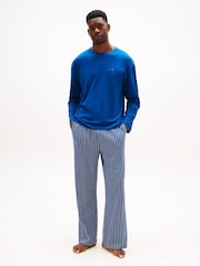 Tommy Hilfiger Blue Long Sleeve Pyjamas - Image 1 of 6