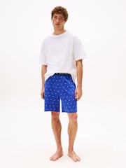 Tommy Hilfiger White T-Shirt And Shorts Pyjamas Set - Image 1 of 6