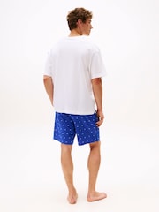 Tommy Hilfiger White T-Shirt And Shorts Pyjamas Set - Image 2 of 6