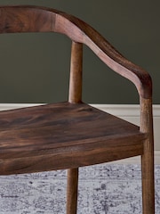Nkuku Green Anbu Acacia Dining Chair - Image 3 of 6